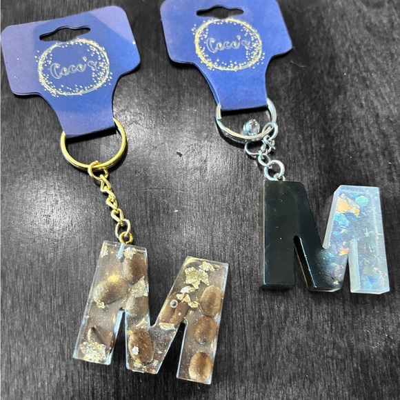 CeCe Black glitter and coffee beans Keychain Accessories - Picture 4 of 4